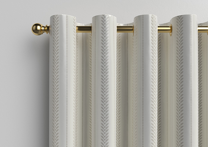 Laurel Stripe, Taupe - Made to Measure Curtains - Image 12